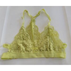 NWT HAH Intimates XS SistHAH Bralittle Racerback Bralette Green 120962